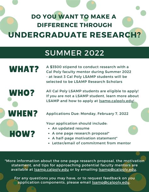 undergraduate research scholars program.